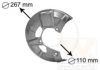 VW 321615312A Splash Panel, brake disc